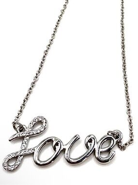 Lia Sophia “Secret Admirer” Necklace Silver 16-19” NWT 🏷️